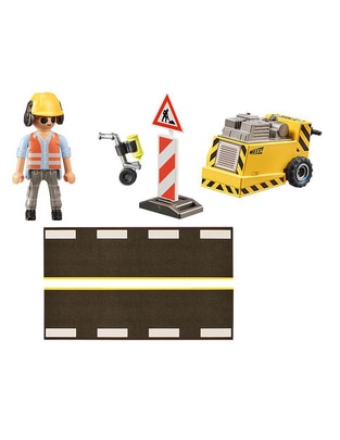 City action Trabajador De La Construcción Con Cortador De Bordes 71185 City action Trabajador De La Construcción Con Cortador De Bordes 71185