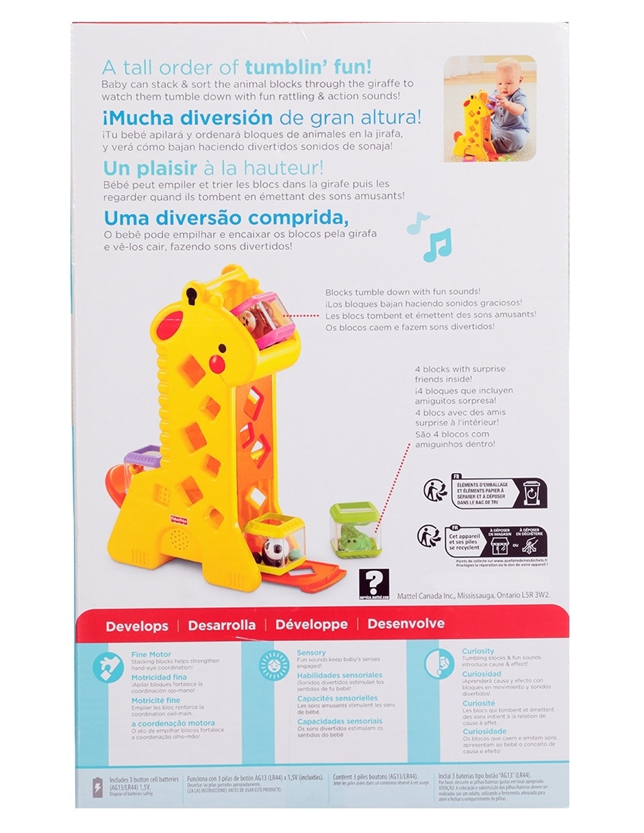 Jirafa Bloques Divertidos juego didáctico infantil unisex Jirafa Bloques Divertidos juego didáctico infantil unisex