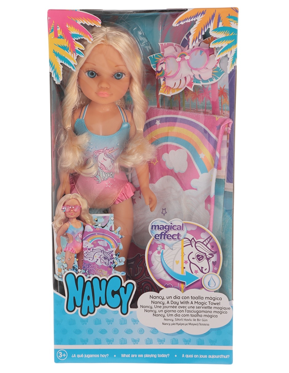 Muñeca nancy Famosa un día con toalla mágica