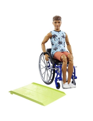 Muñeca colección ken en silla de ruedas