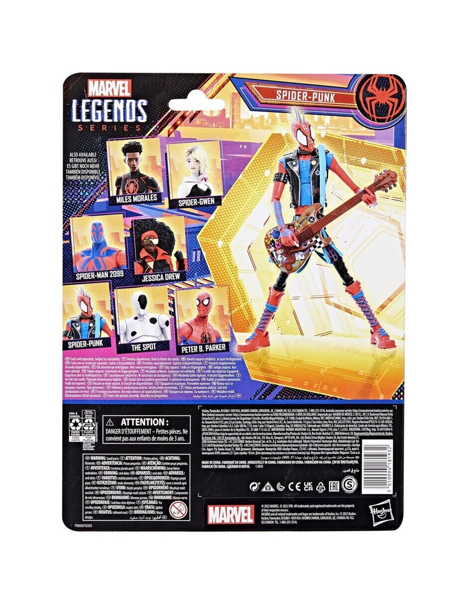 Figura de acción Marvel Spider-Punk Legend 3