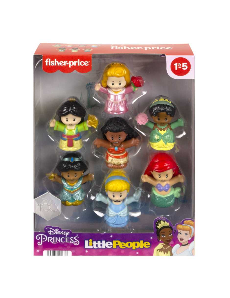 Set figuras acción articulada Little People Disney Princess Aniversario 2