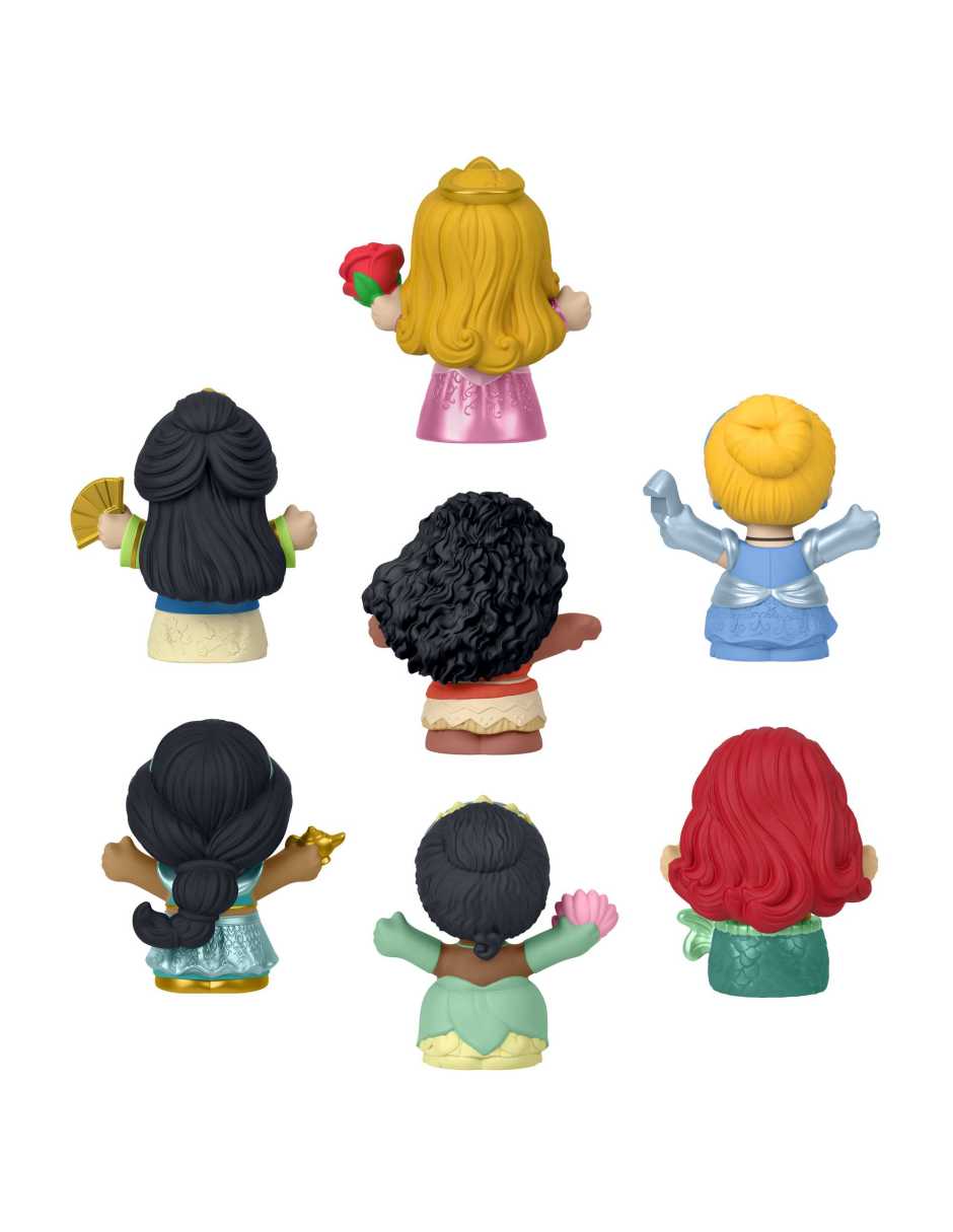 Set figuras acción articulada Little People Disney Princess Aniversario 5