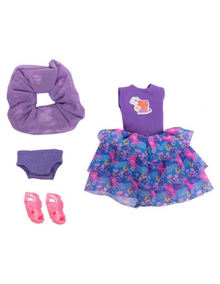 Ropa y accesorio de muñeca Vestido floral con olanes Distroller