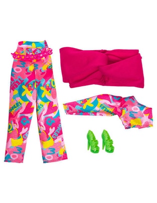 Ropa y accesorio de muñeca Conjunto blusa y pantalón estampado Distroller