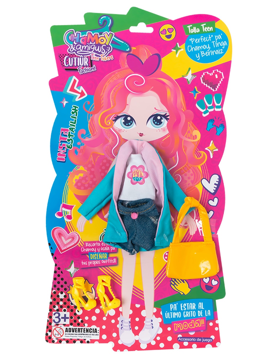 Ropa y accesorio de muñeca Conjunto saco, short y bolso Distroller