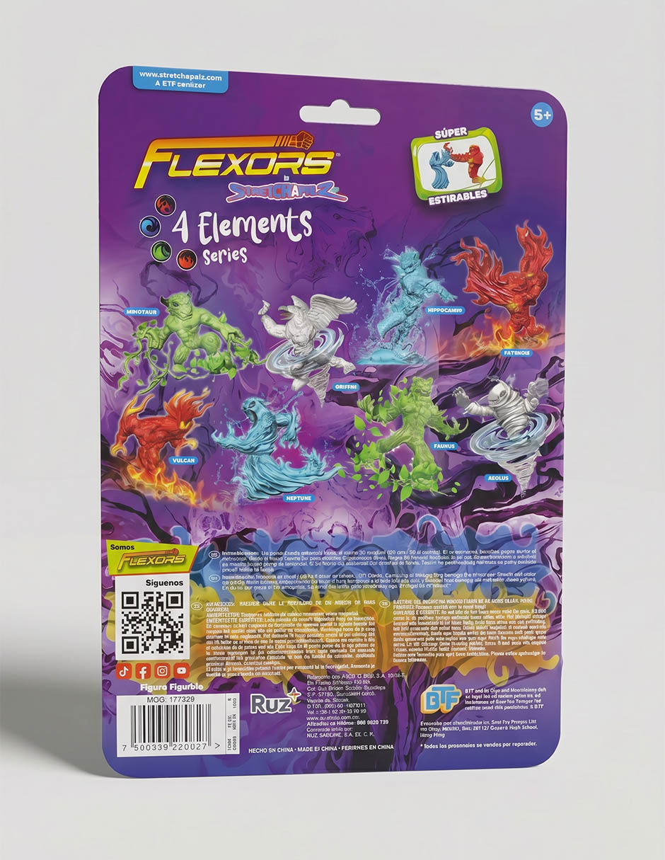 Figura de acción flexors elástico 3