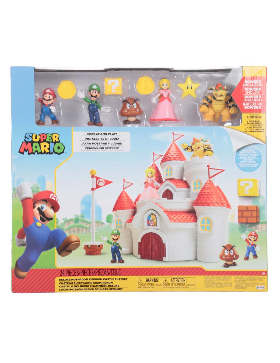 Set figuras acción articulada Super Mario Bros Deluxe