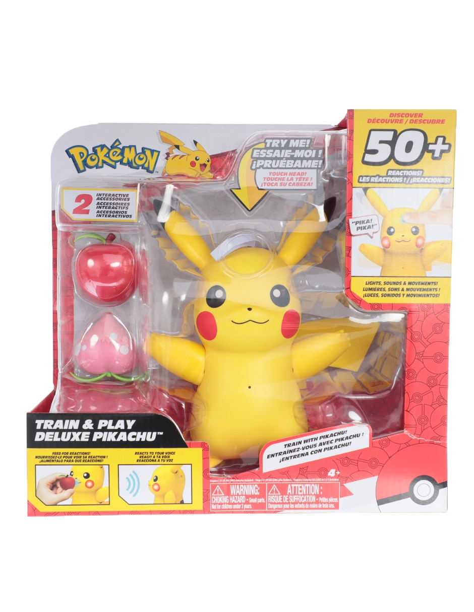 Figura de acción articulada Pokémon Pikachu Deluxe Con sonido 4