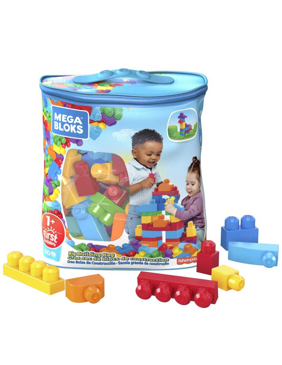 Mega Block Gran Bolsa De Construcción DCH55 First Builders 3