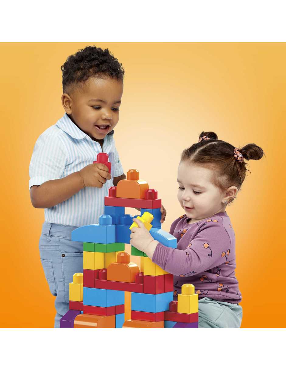 Mega Block Gran Bolsa De Construcción DCH55 First Builders 4