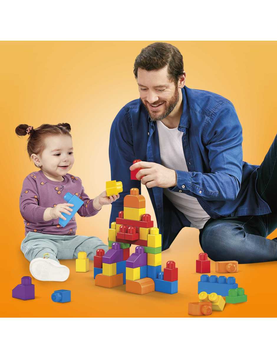Mega Block Gran Bolsa De Construcción DCH55 First Builders 7