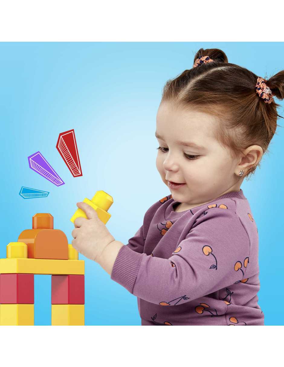 Mega Block Gran Bolsa De Construcción DCH55 First Builders 9
