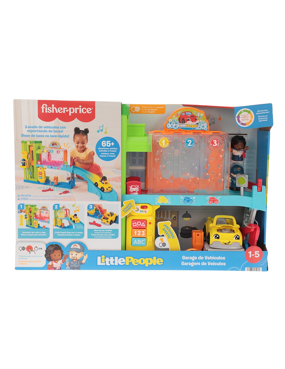 Garage De Vehículos Little People juego didáctico infantil unisex