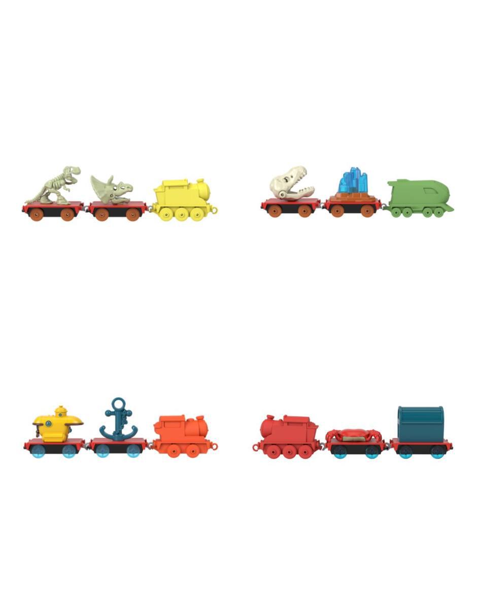 Automóvil mattel mattel thomas & friends paquete color reveal thomas & friends