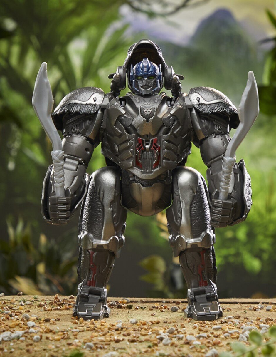 Figura de acción Transformers Rise Of The Beasts Hasbro con movimiento y sonido articulada