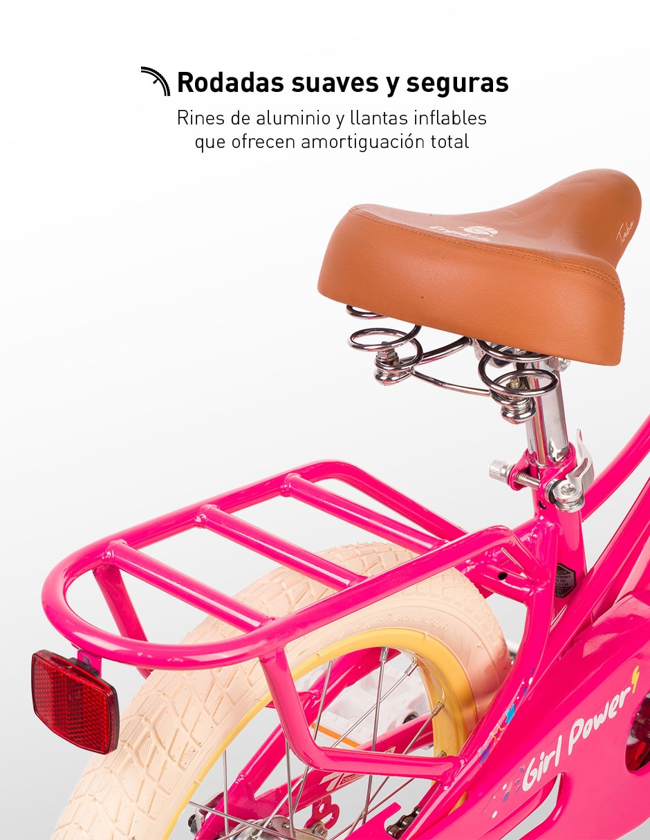 Bicicleta infantil Turbo rodada 16 para niña