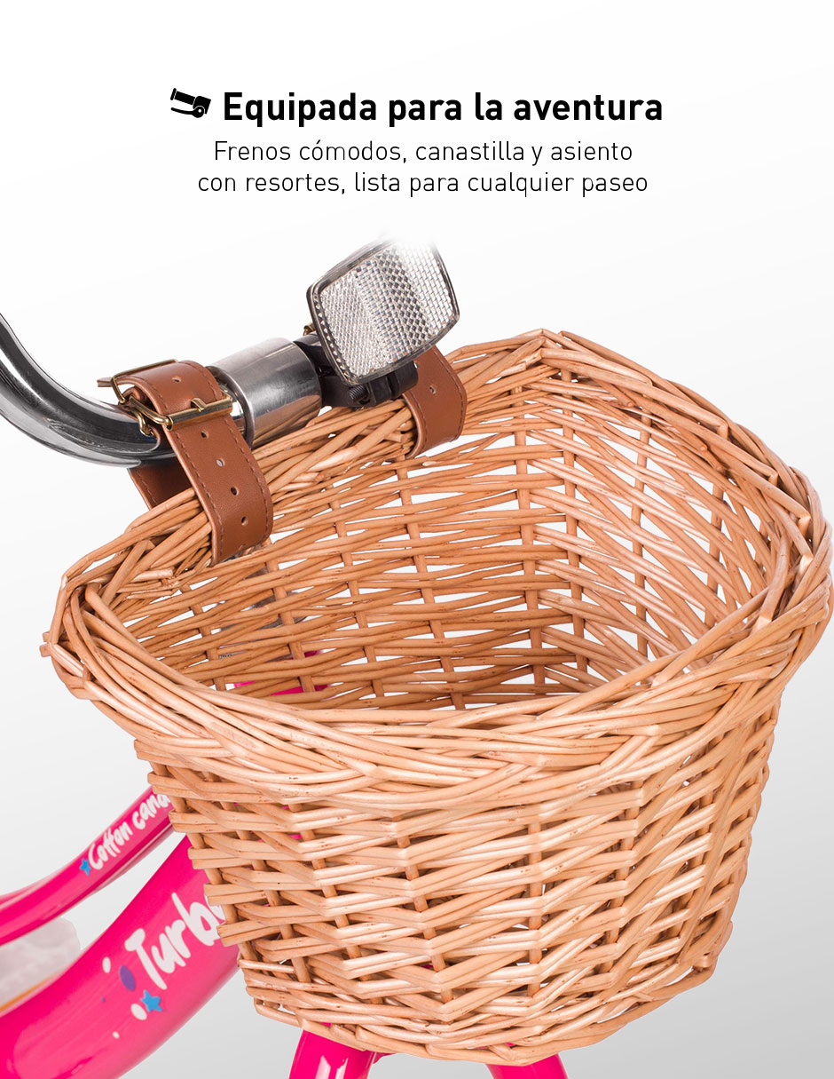 Bicicleta infantil Turbo rodada 16 para niña