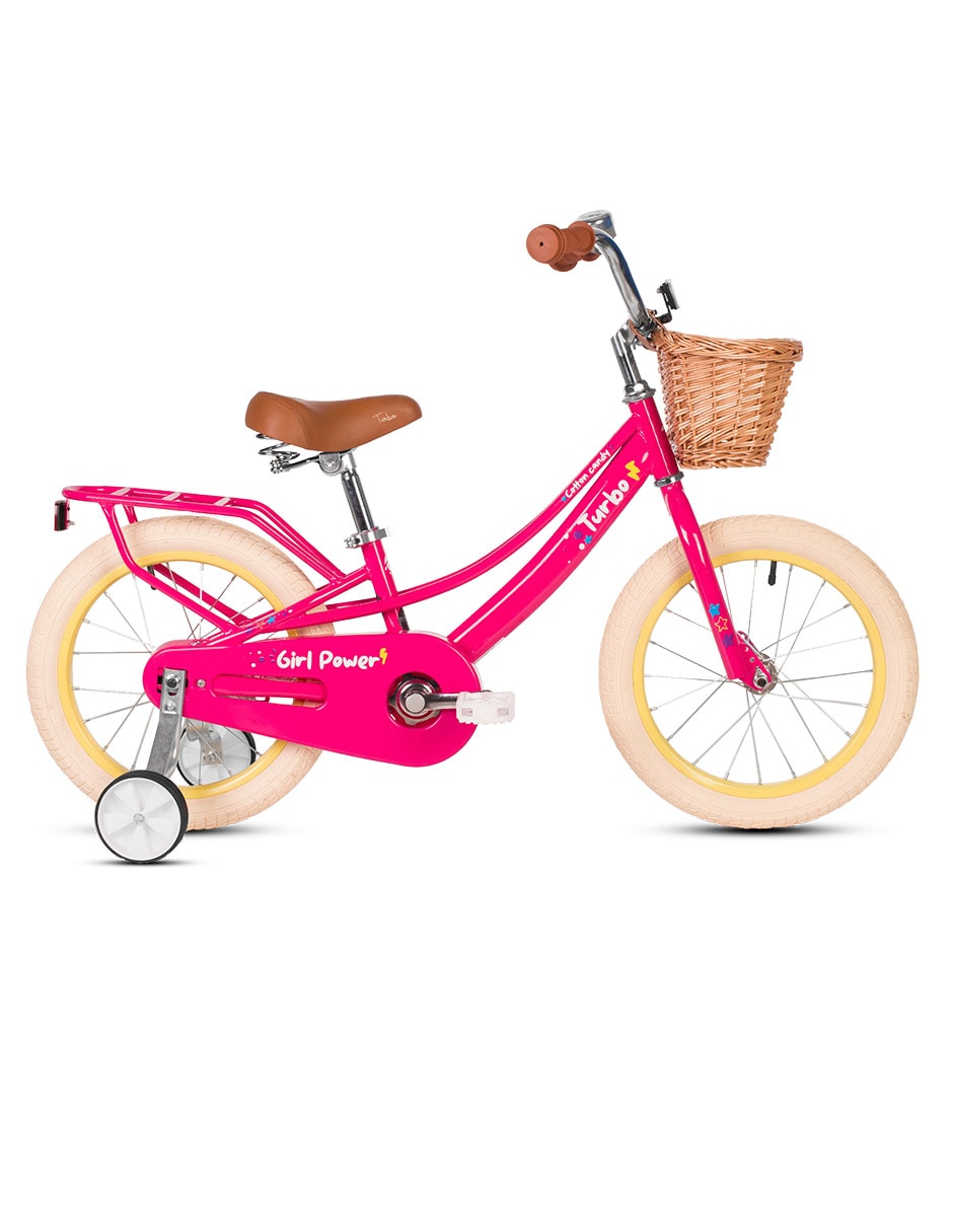 Bicicleta infantil Turbo rodada 16 para niña