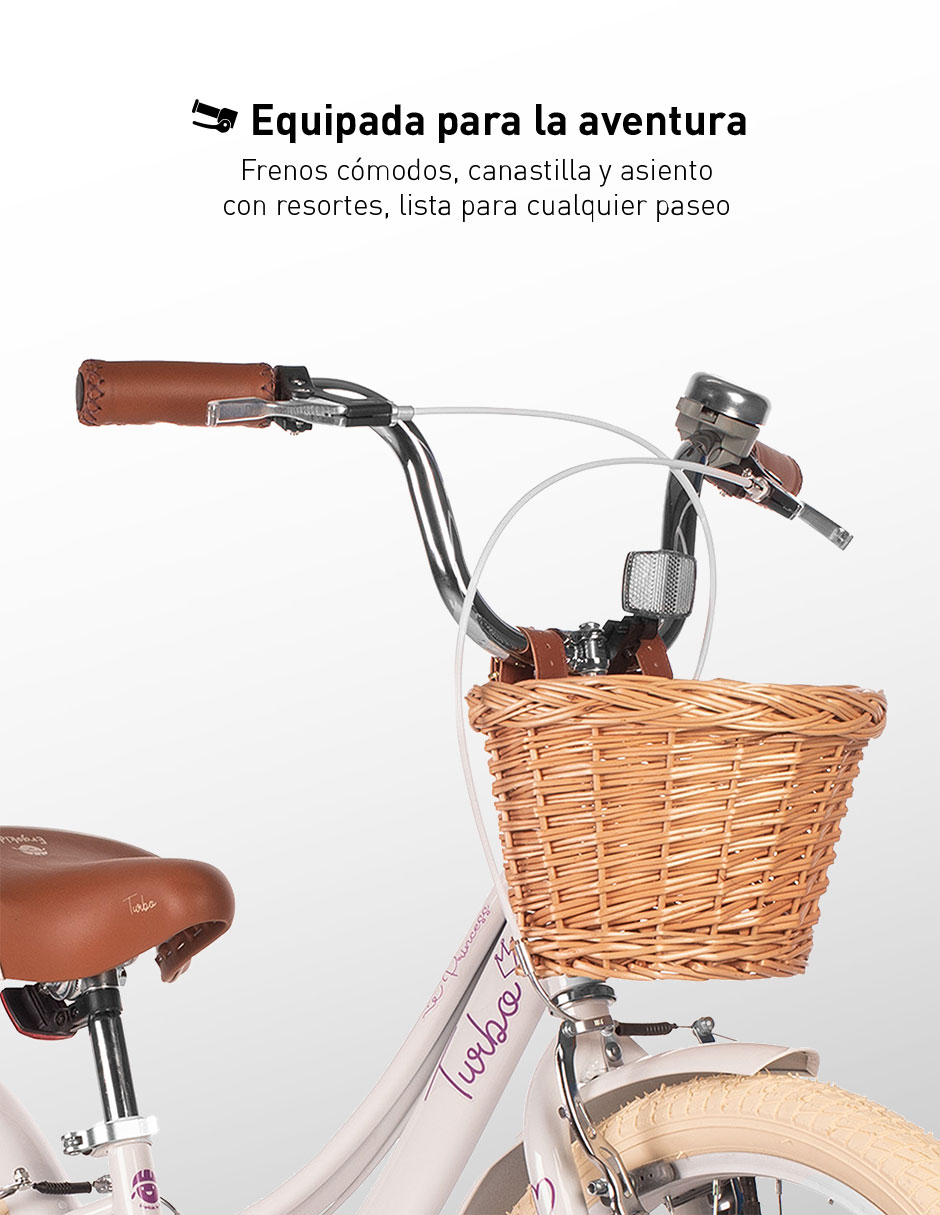 Bicicleta infantil Turbo rodada 20 para niña