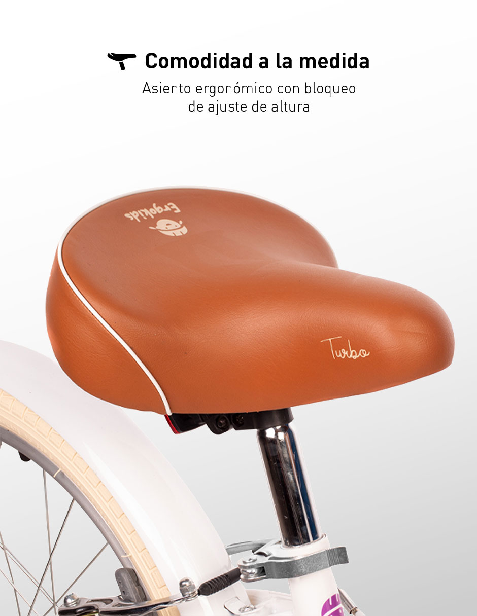 Bicicleta infantil Turbo rodada 20 para niña