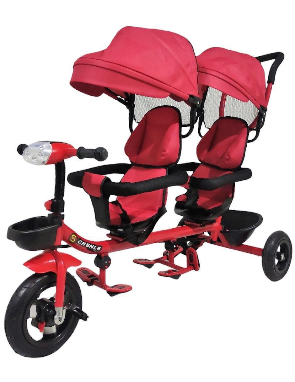 Triciclo rodada 10 Gemelar Doble unisex