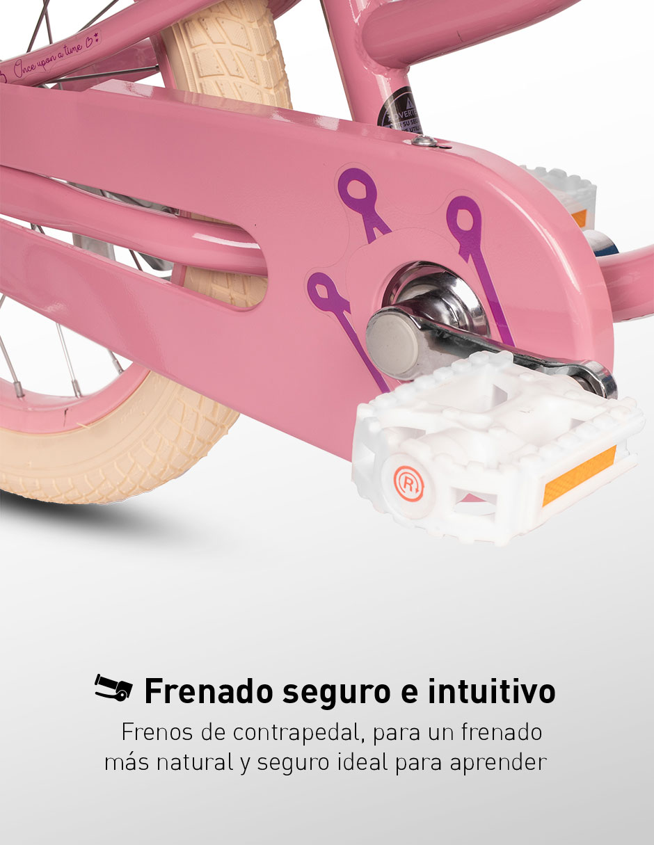 Bicicleta infantil Turbo rodada 16 para niña