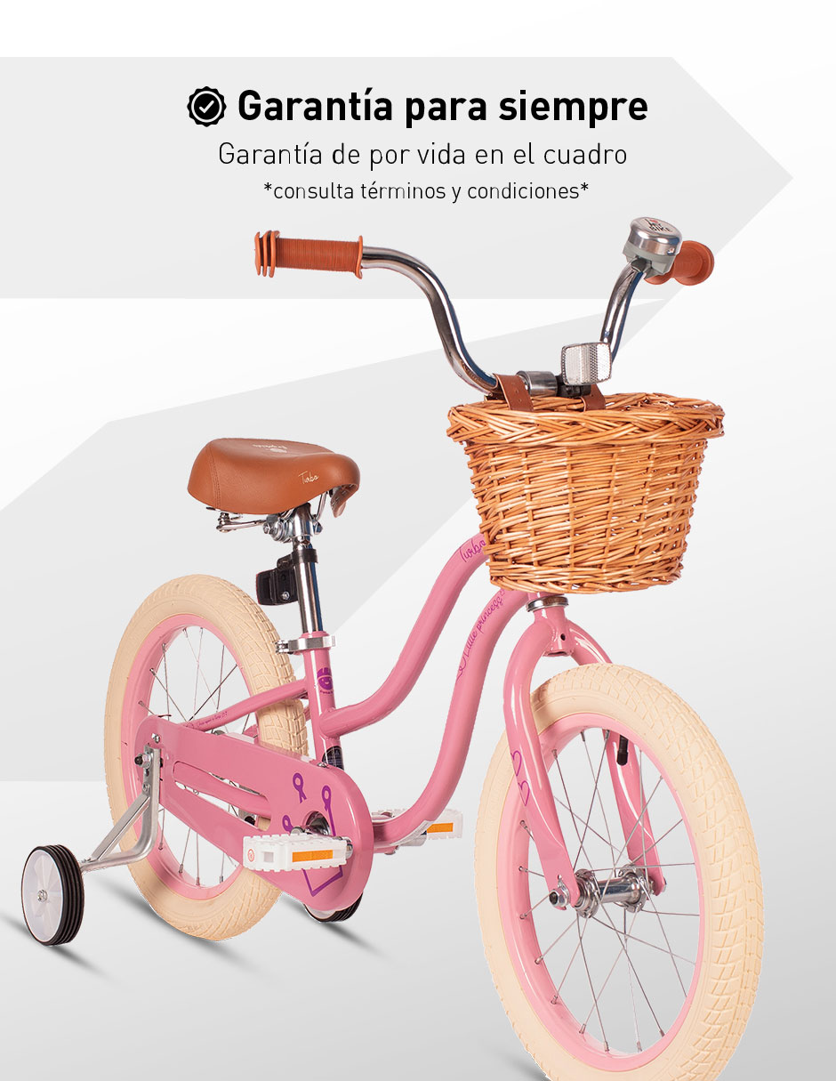 Bicicleta infantil Turbo rodada 16 para niña