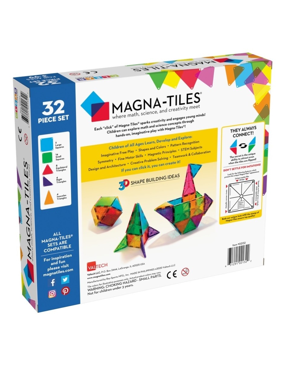 Magna Tiles Original 2132 Clear Colors 5