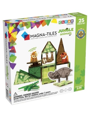 Magna-Tiles Jungle Animals 21225 Clear Colors