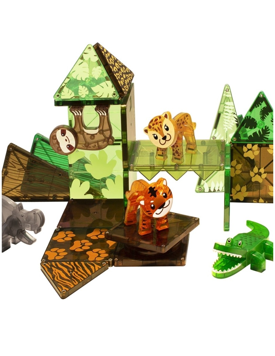 Magna-Tiles Jungle Animals 21225 Clear Colors 6