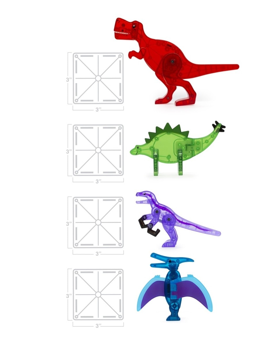 Magna-Tiles Dino World 12