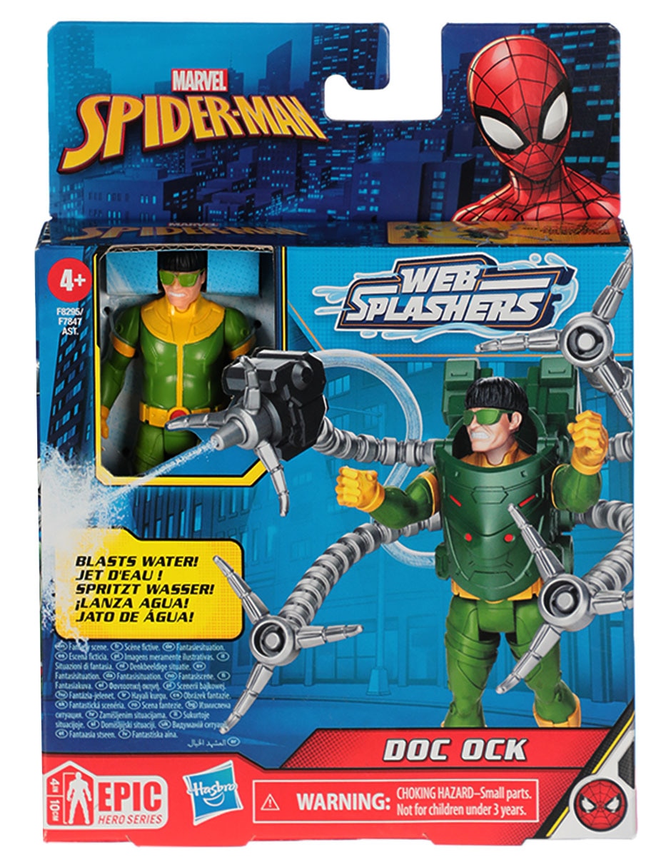 Figura de acción Spider-Man Doc Ock Hasbro articulada