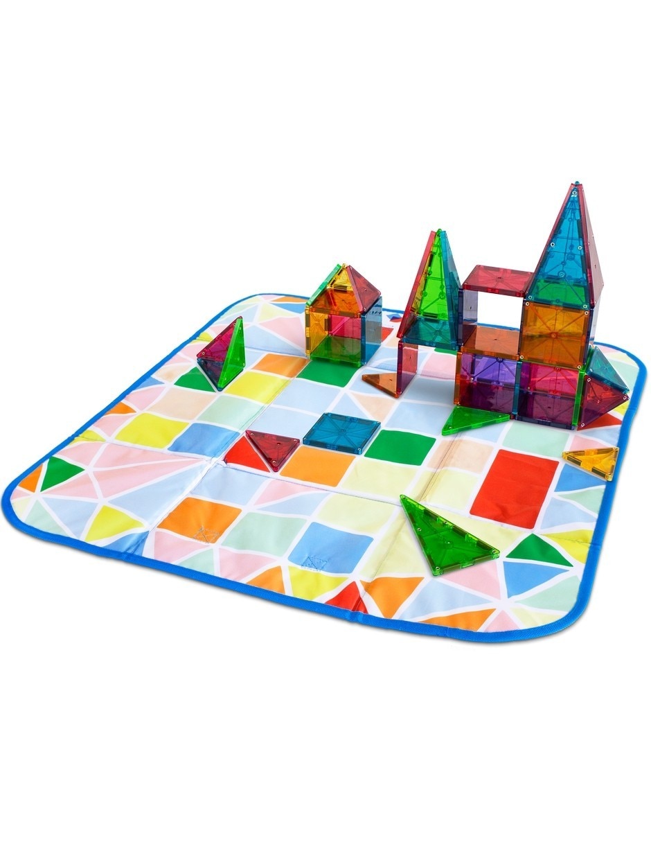Magna-Tiles Cesta De Almacenaje Y Tapete De Juego 2 En 1 20200 Magna-Tiles 5