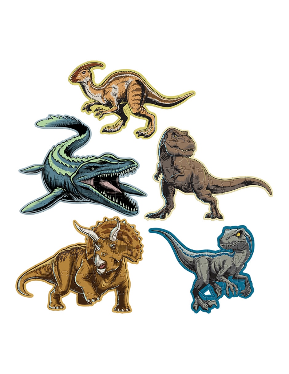 Rompecabezas Dinosaurios prehistóricos Novelty 120 piezas
