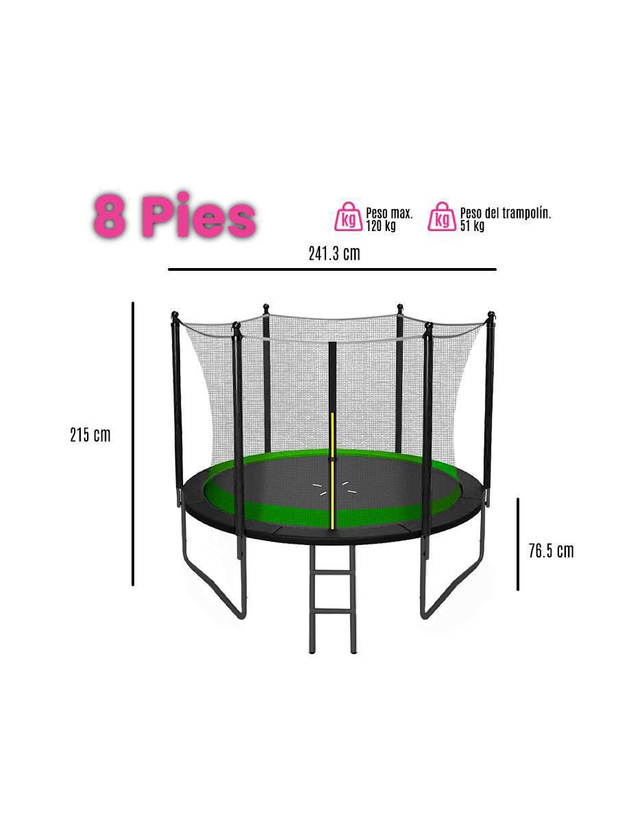 Trampolín infantil 8ft 6