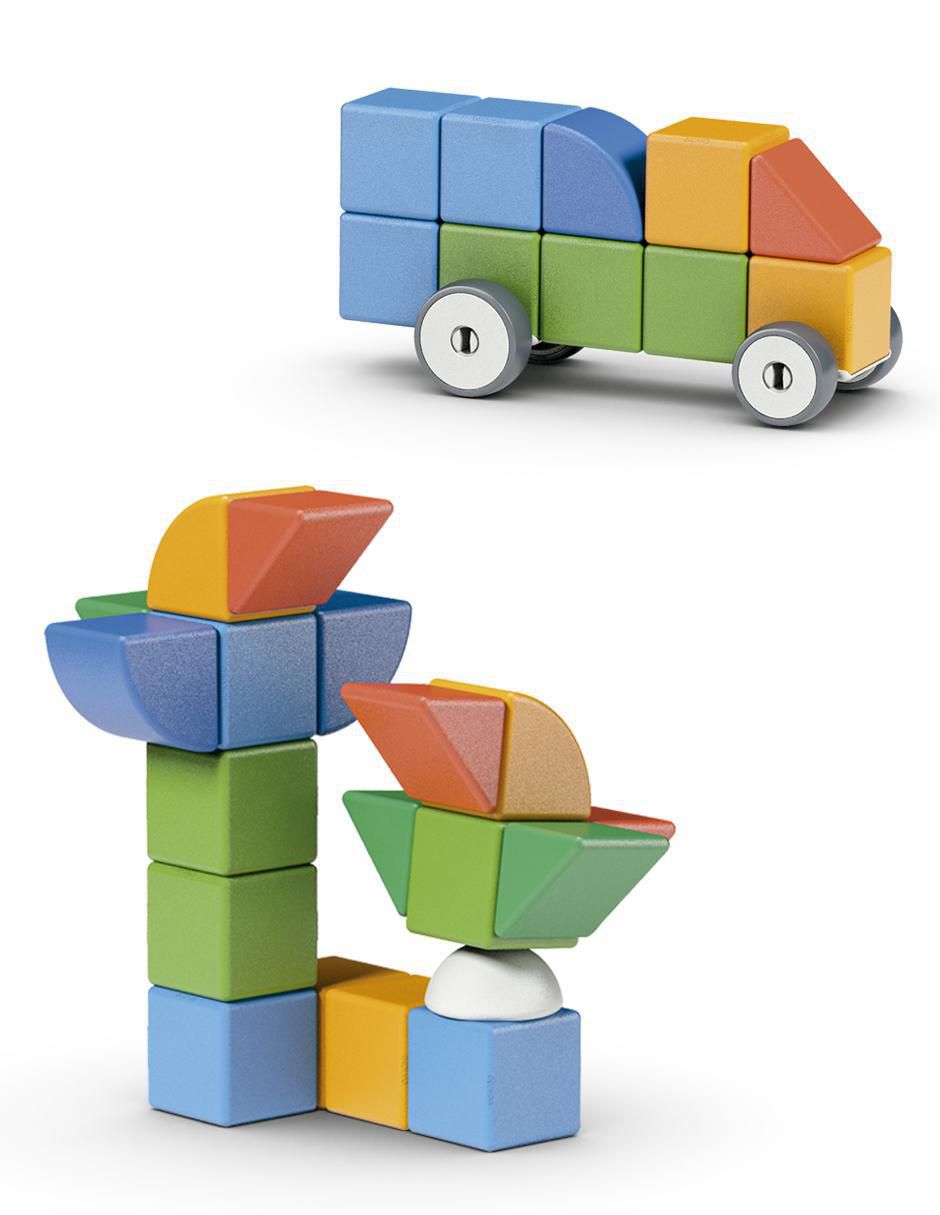 Magicube Bloques Magnéticos Eco 4 Formas Pequeño Mundo 204