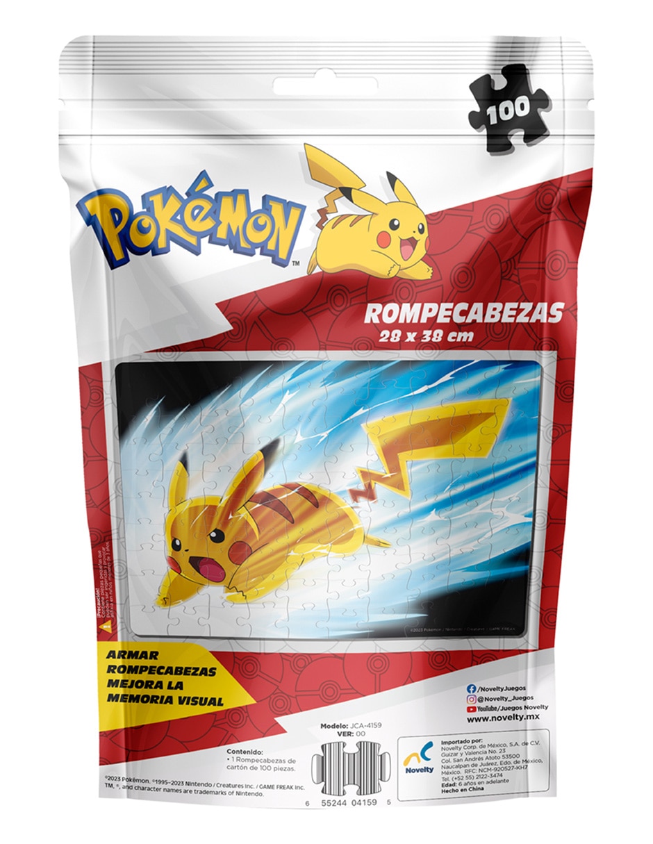 Rompecabezas Pokémon Pikachu 100 piezas 5