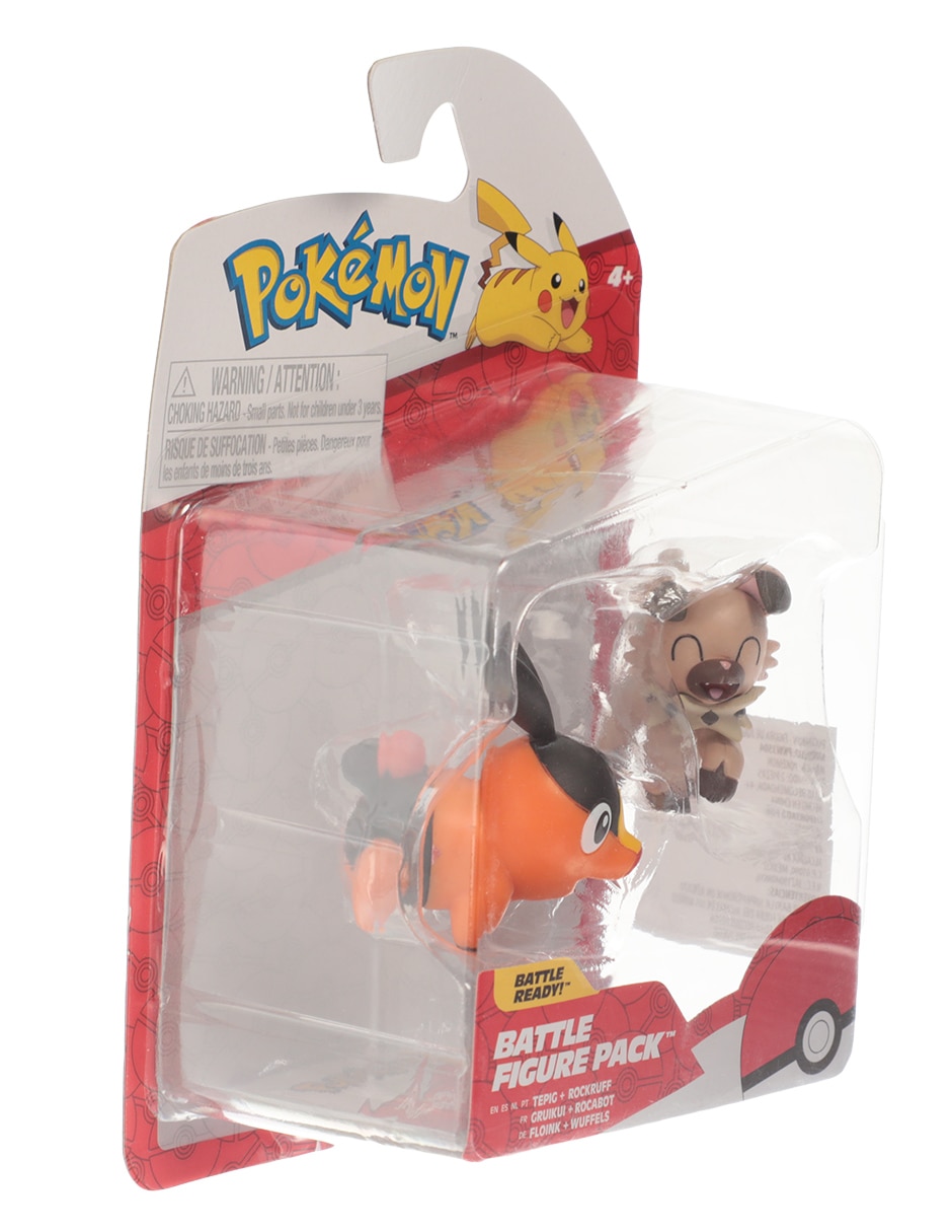Set figuras acción Pokémon Tepic y Rockruff Collectors 2