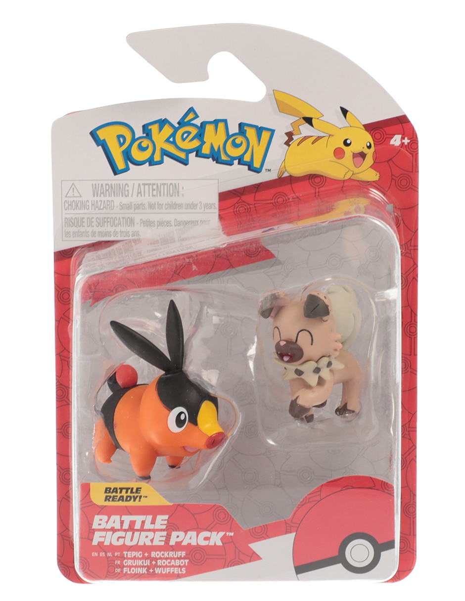 Set figuras acción Pokémon Tepic y Rockruff Collectors 4