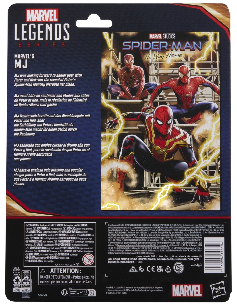 Figura de acción Marvel Legends Series MJ Michelle Jones Legend 7