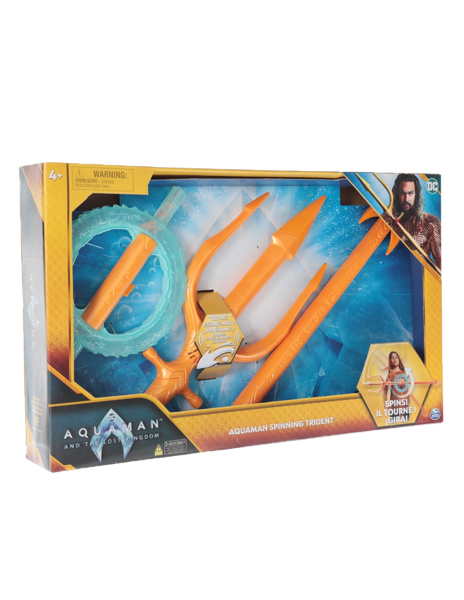 Tridente giratorio para disfraz de aquaman 2
