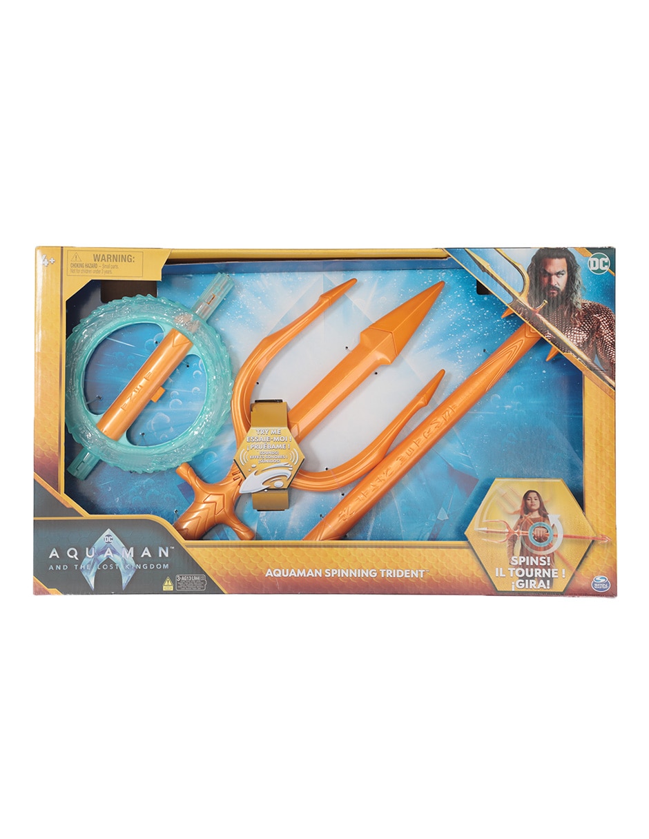 Tridente giratorio para disfraz de aquaman 5