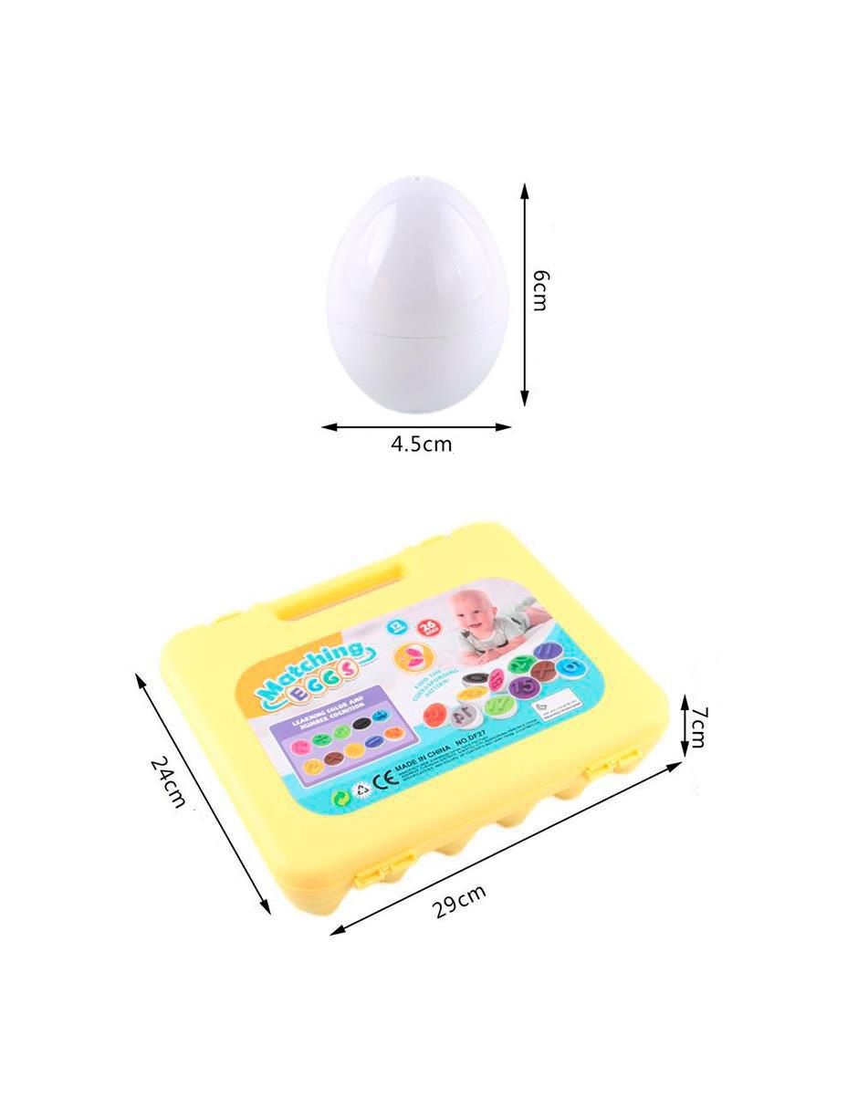 Juguete Huevos Didácticos Genérica juego didáctico infantil unisex