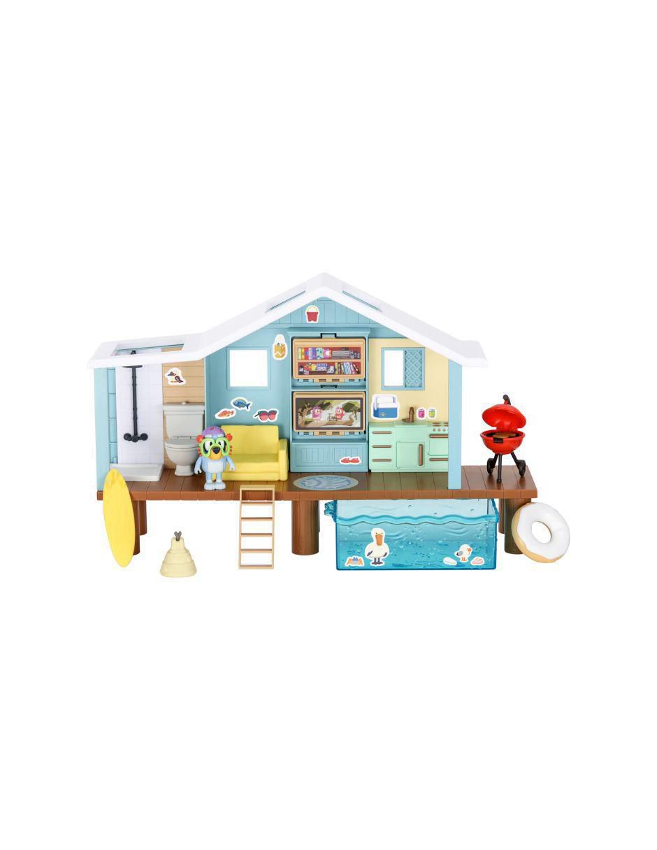 Bluey Bluey Cabina De Playa Con Figura De Bluey Con Gafas 17551