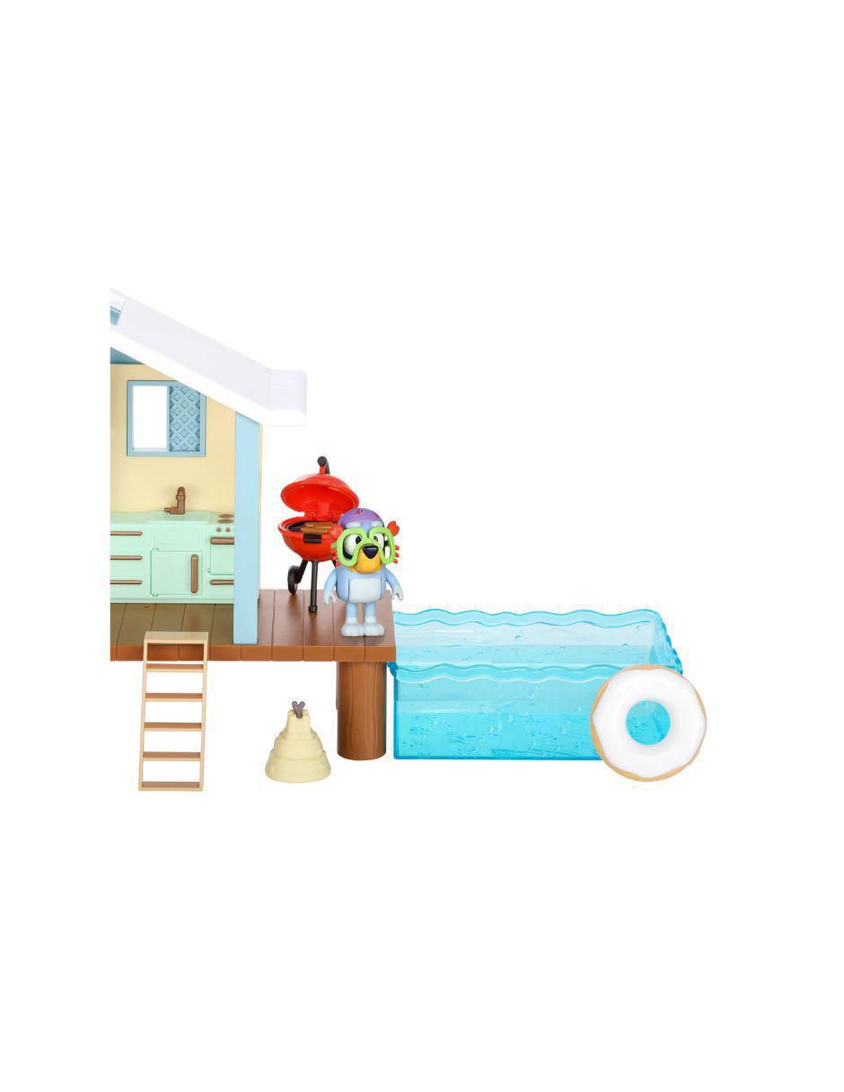 Bluey Bluey Cabina De Playa Con Figura De Bluey Con Gafas 17551
