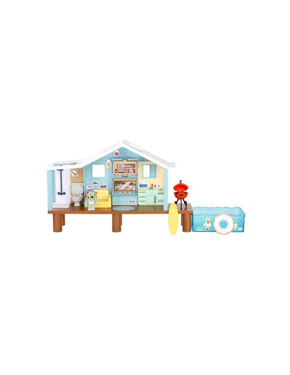 Bluey Bluey Cabina De Playa Con Figura De Bluey Con Gafas 17551