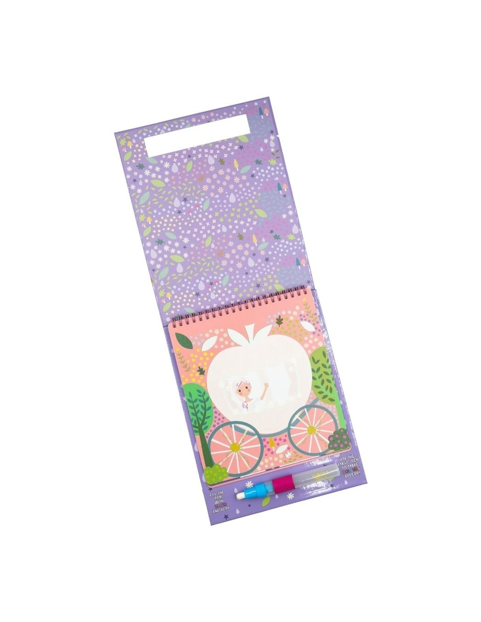 Libreta mágica reutilizable pinta con agua, Cuento Hadas Floss & Rock