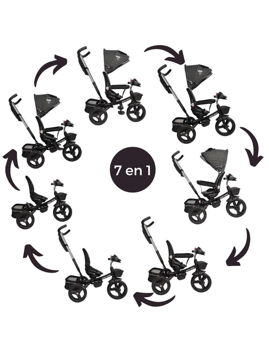 Triciclo rodada 10 asiento 360 con luz y sonido unisex 6
