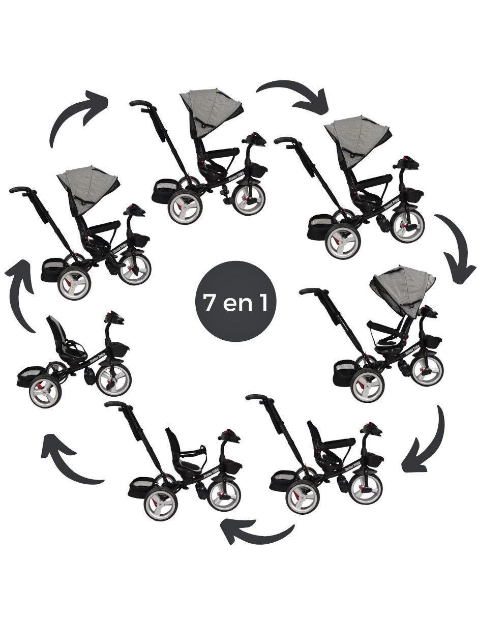 Triciclo rodada 10 asiento 360 luz y sonido 2